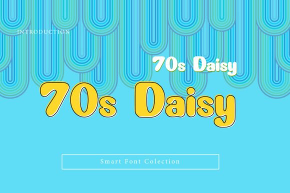 70s Daisy Font: Retro Display Typography for Web Design