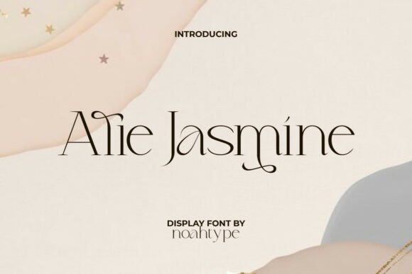 Alie Jasmine Font: Elegant Serif for Crafters