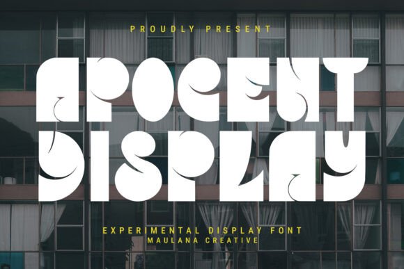 Apocent Font: Bold Display Type for Campaigns