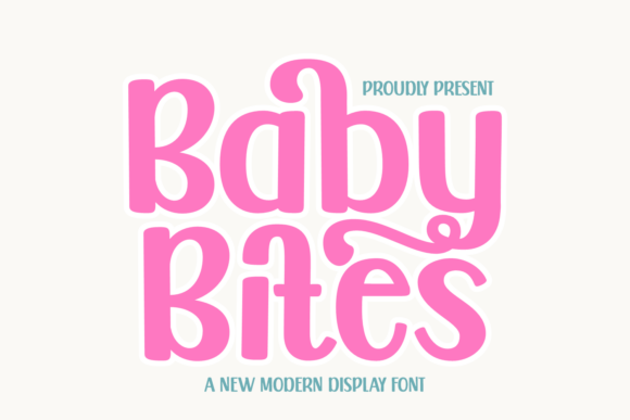 Baby Bites Font: A Retro Display Typeface for Branding