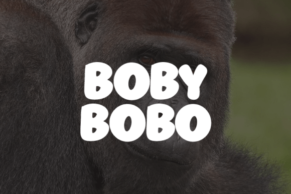 Boby Bobo Font: Bold Display Typography for Web Design