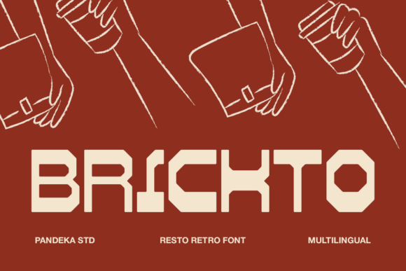 Brickto Font: Retro Display Typography for Modern Web Layouts