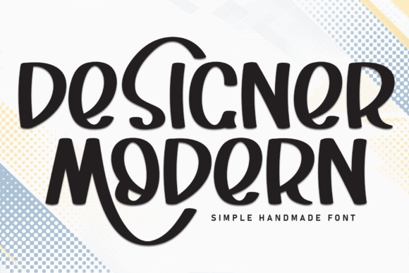Designer Modern Font: Bold Handwritten Type for Campaigns