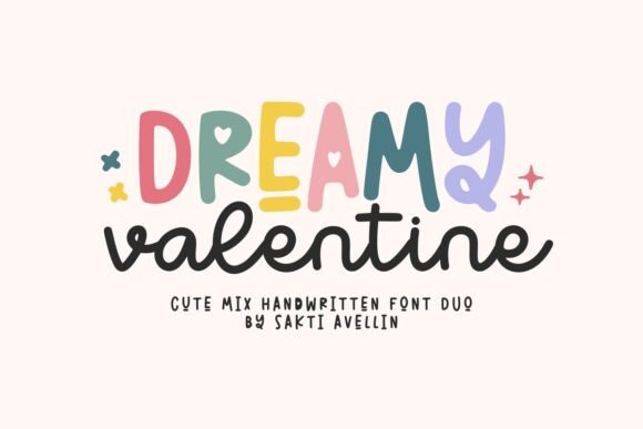 Dreamy Valentine Duo Font for Campaign Visuals