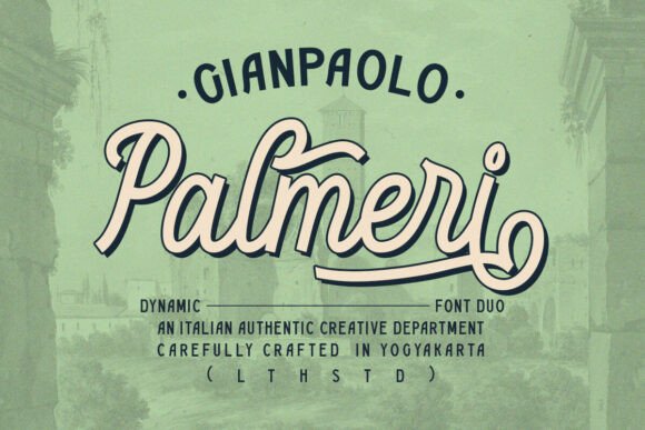 Gianpaolo Palmeri Duo: A Vintage Font for Modern Branding