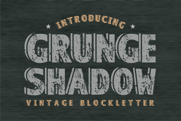 Grunge Shadow Font: A Web Designer’s Layout Review