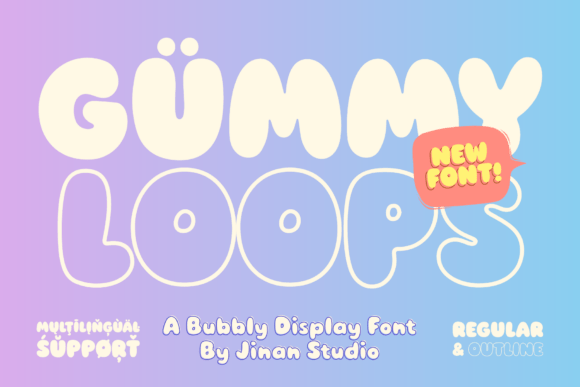 Gummy Loops Font: Adding Joy to Campaign Visuals