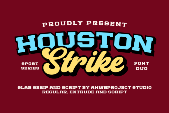 Houston Strike Font: Bold Typography for Makers
