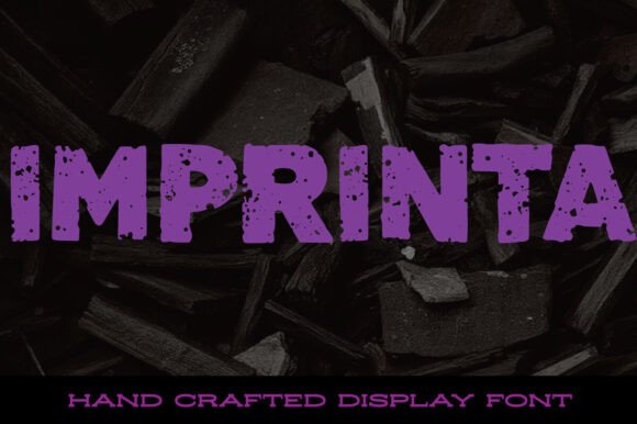 Imprinta Font: Rugged Display Typography for Web Design