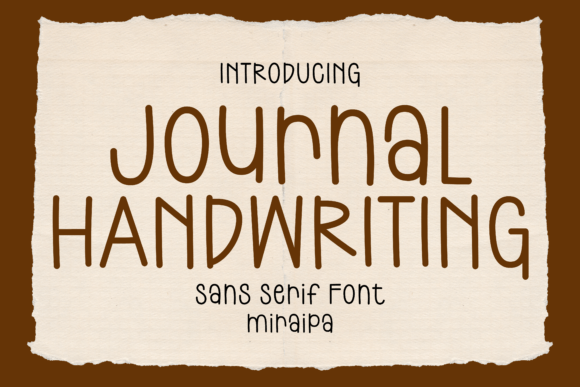 Journal Handwriting Font Review for Web Design