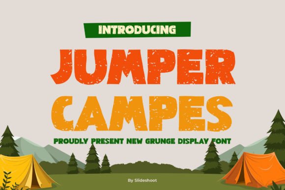 Jumper Campes Font: Rustic Branding for Small Business