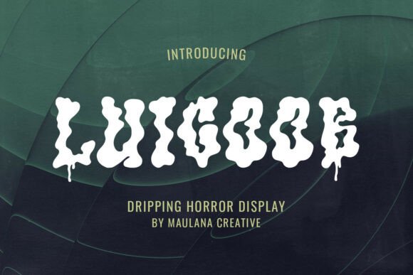 Luicoob Font: Adding Horror Mood to Editorial Design