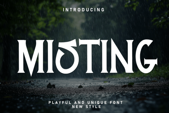 Misting Font: Adding Sweetness to Campaign Visuals