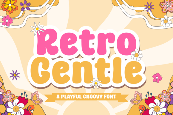 Retro Gentle Font: Nostalgic Display Typography for Web Design