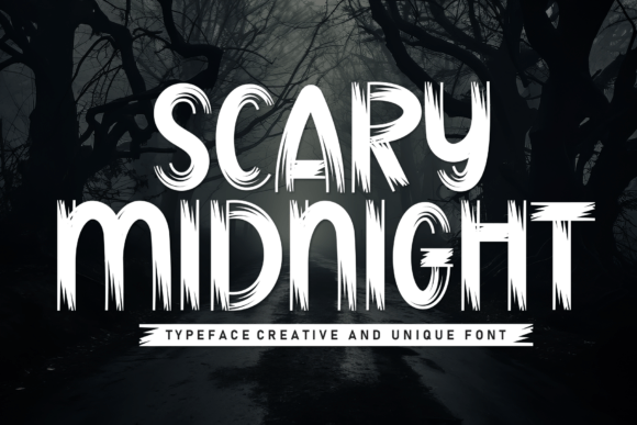 Scary Midnight Font: Friendly Display Type for Campaigns