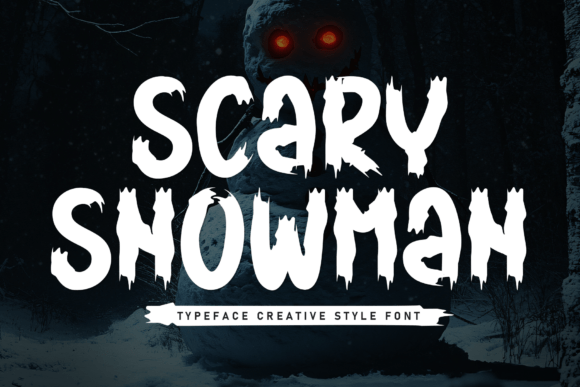 Scary Snowman Font: A Web Designer’s Layout Review