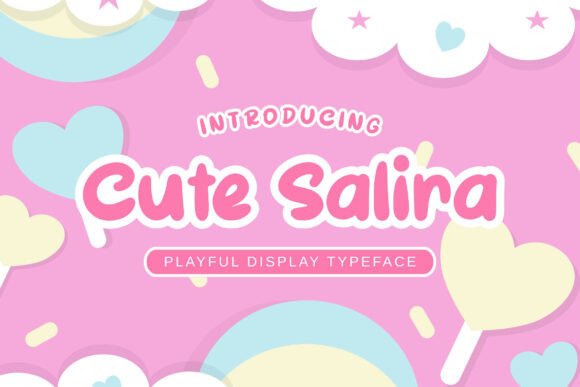 Testing Cute Salira Font for Sweet Brand Identity Design